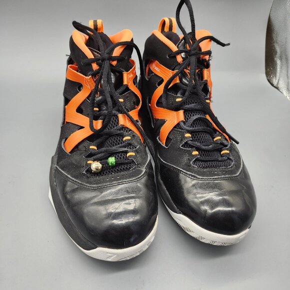 Nike Jordan Flywire Basketball Shoes Black Orange Size 7.5 US 40.5 EU - Picture 7 of 16